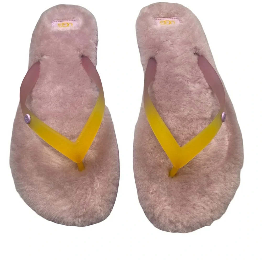 UGG Lavender furry Sandals